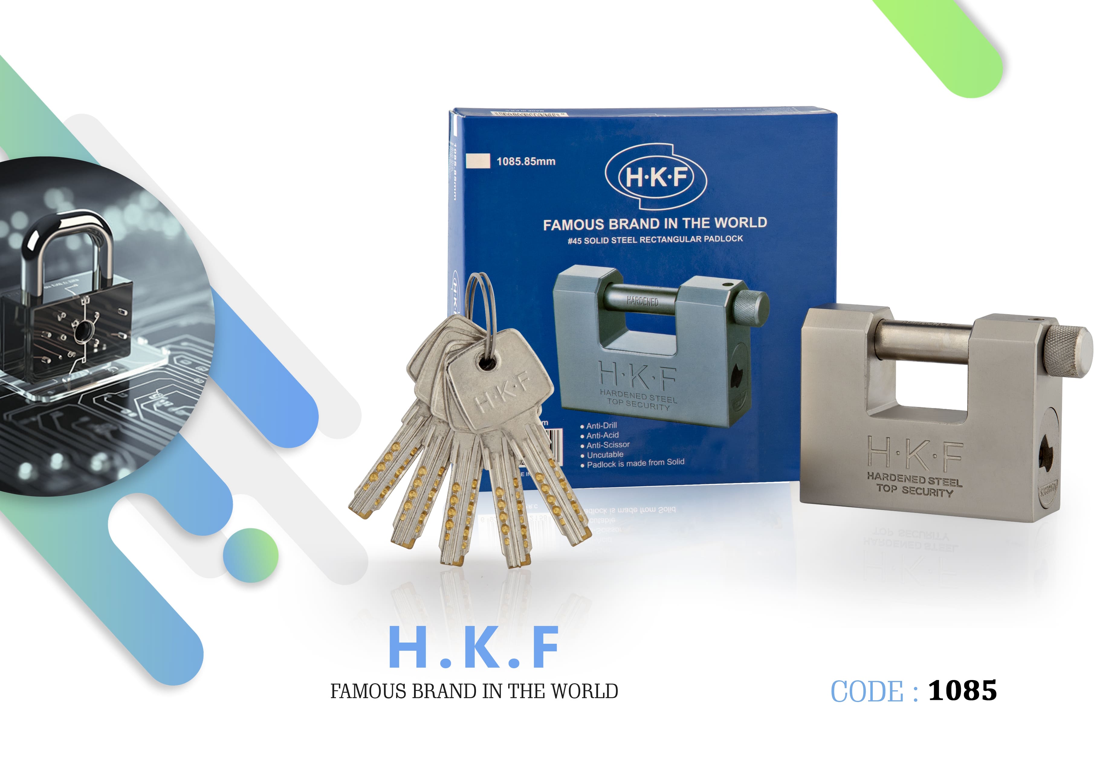 قفل کتابی تمام فولاد