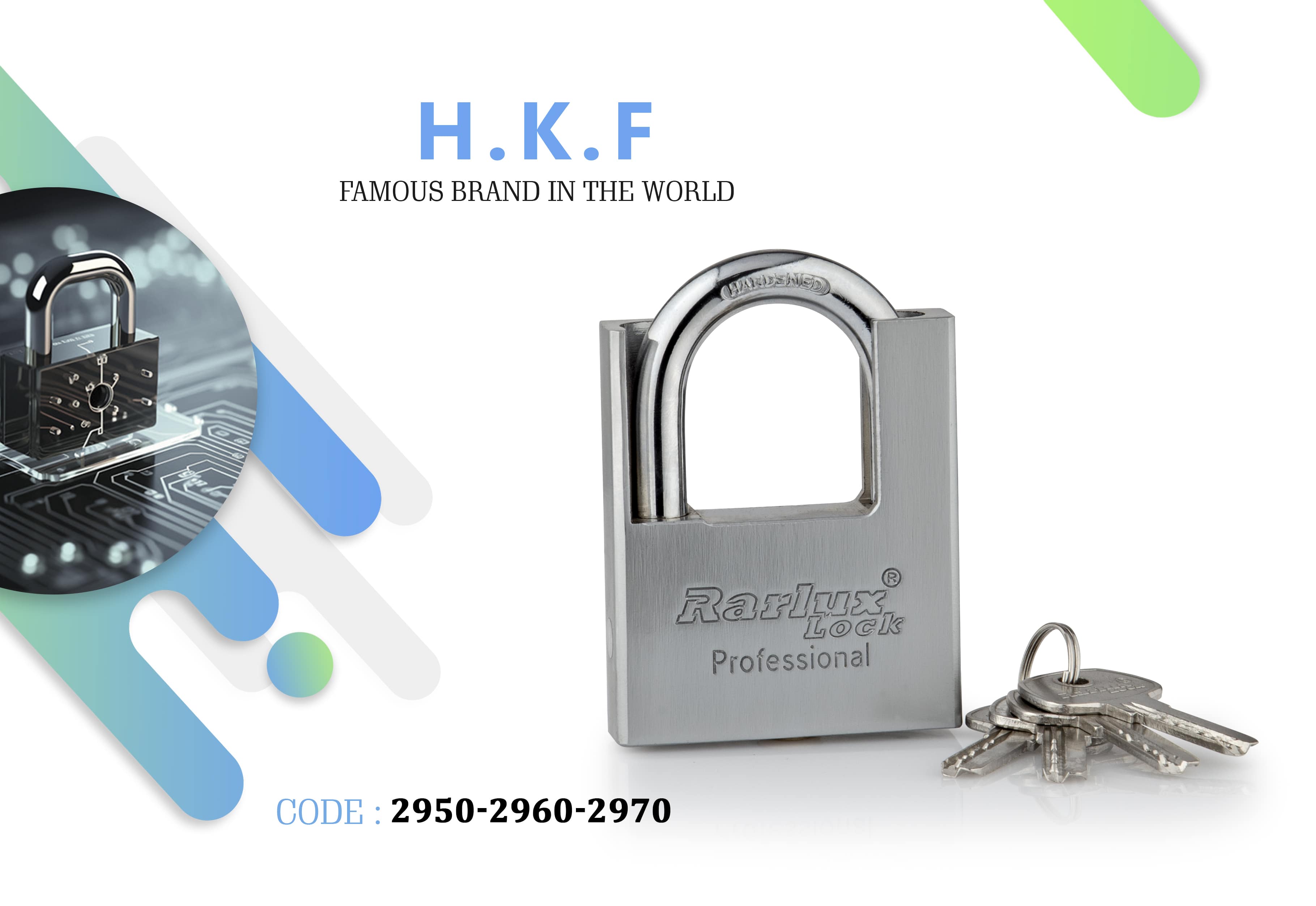 قفل آویز گاردی